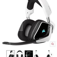 커세어 보이드 엘리트 rgb 무선 화이트