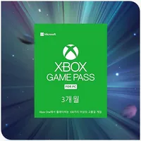 래플쇼핑 [마이크로소프트] XBOX 게임 패스 PC 3개월 이용권 [GAME PASS X...