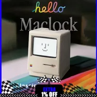 맥락 Maclock 1984 레트로 매킨토시 알람 시계