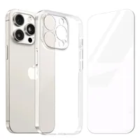 베이스어스 아이폰15시리즈 투명 케이스 마그네틱 맥세이프 케이스(액정보호필름 포함)