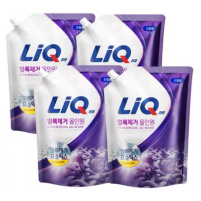 <코인딜> 리큐 얼룩제거 올인원 세탁세제 2.1L 4개