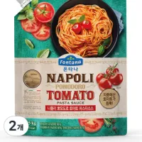 폰타나 나폴리 뽀모도로 토마토 파스타소스, 1.5kg, 2개