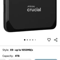 Crucial X9 4TB 외장 SSD 무료배송
