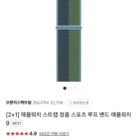 애플워치 스트랩 정품 스포츠 루프 밴드 3개