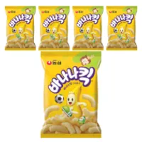 농심 바나나킥, 75g, 5개