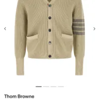 톰브라운 가먼트 다이드 4바 가디건