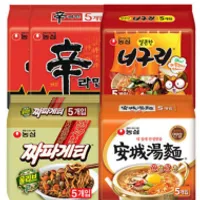 농심 신라면 10입 + 안성탕면 5입 + 너구리 5입 + 짜파