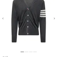 톰브라운 4바 v넥 가디건