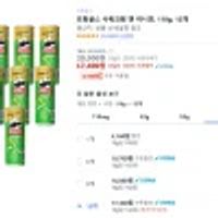 프링글스 사워크림 앤 어니언, 110g, 12개 (10g당 ) 쿠폰할인